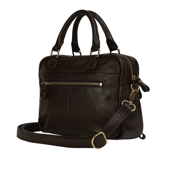 Sac à main en cuir grainé MINI MACY
