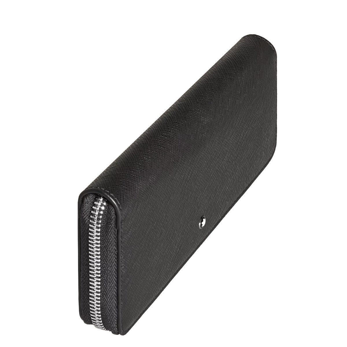 Portefeuille 8cc Zippé Montblanc Sartorial Noir