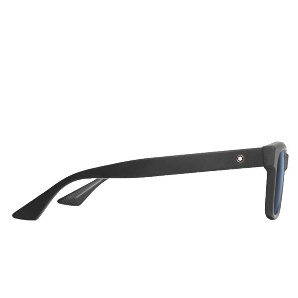 Lunettes de soleil carrée avec monture en acétate Montblanc Extreme 3.0 noir