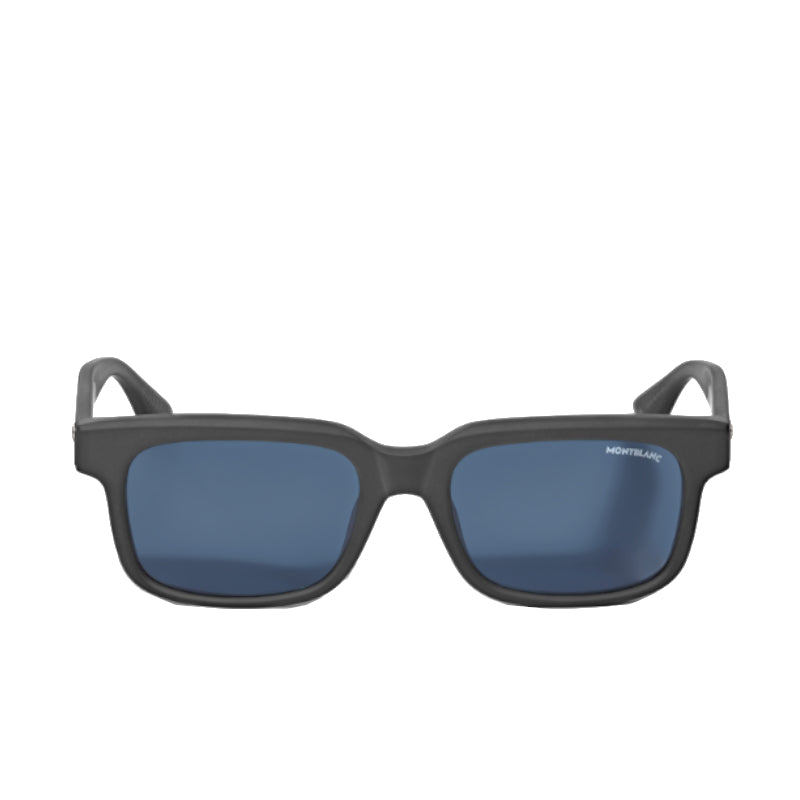Lunettes de soleil carrée avec monture en acétate Montblanc Extreme 3.0 noir