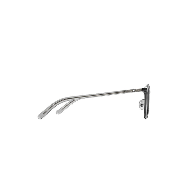 Lunettes de soleil ovales à monture en acétate gris