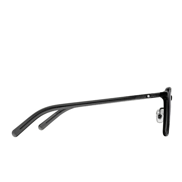 Lunettes de soleil ovales à monture en acétate noir