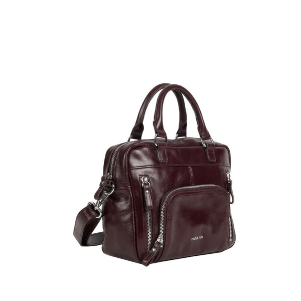 Sac à main en cuir grainé MINI MACY - Nat & Nin