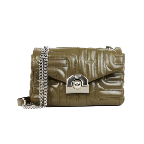 Mini sac besace Midi Minuit S matelassé de Lancel