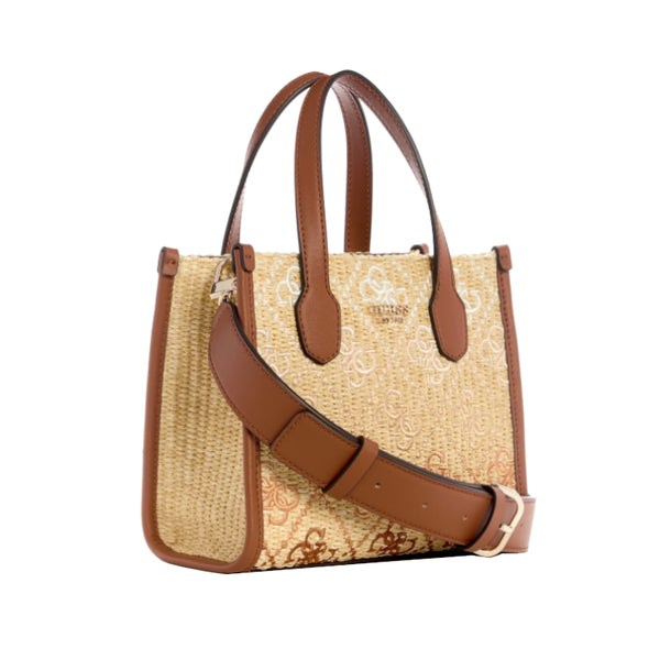Mini sac fourre-tout en raphia Silvana Guess