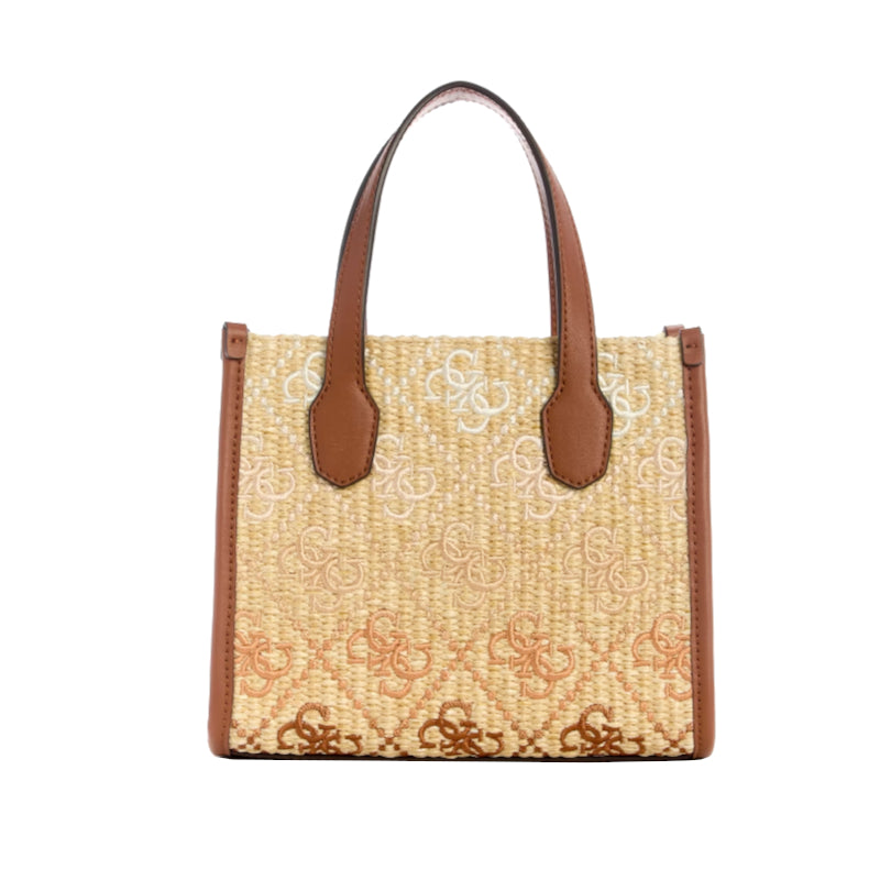 Mini sac fourre-tout en raphia Silvana Guess