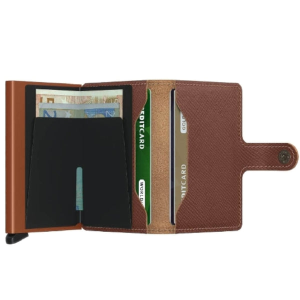 Miniwallet Saffiano Caramel