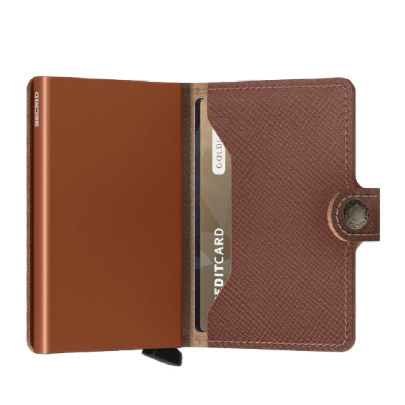 Miniwallet Saffiano Caramel