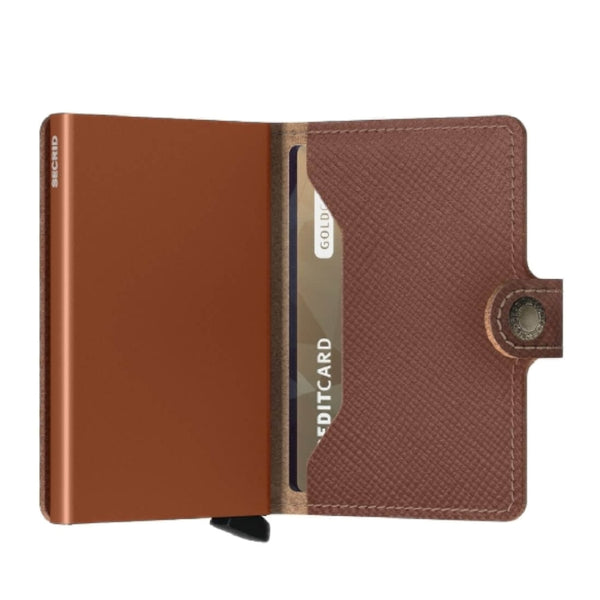 Miniwallet Saffiano Caramel