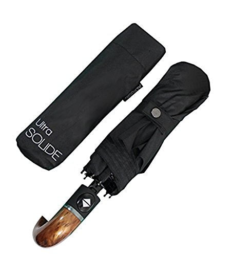 Parapluie automatique compact et résistant - Anti vent et retournement - ALISTAIR - Marque française garantie 1 an