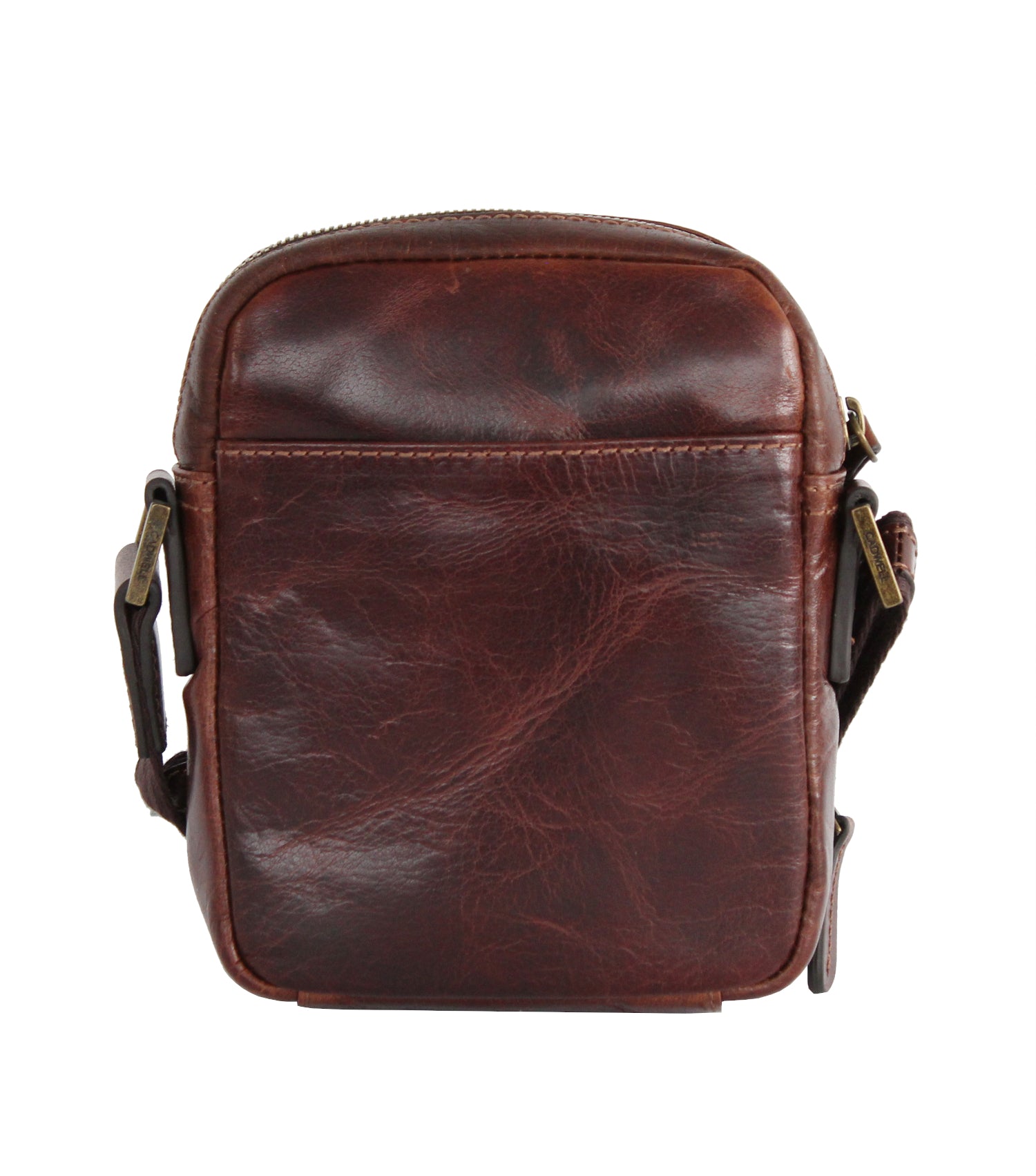 Petite Sacoche Cadwell 100 % Cuir de vachette – Marron