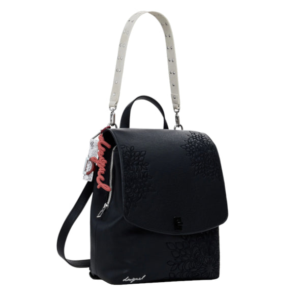 Petit sac à dos à rabat avec gravures - Desigual