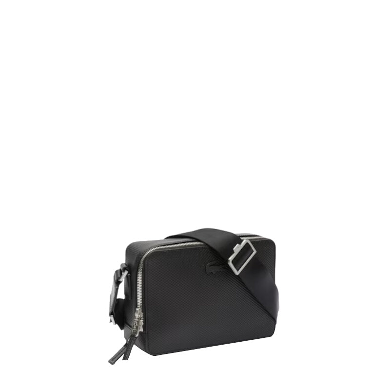 Petit sac reporter Chantaco en cuir - Lacoste