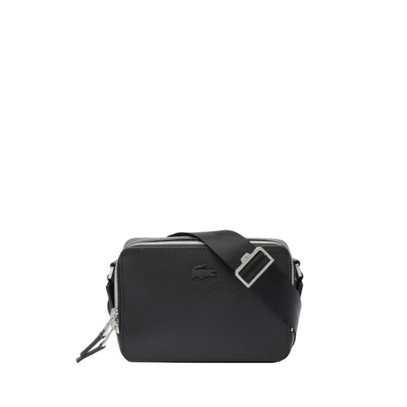 Petit sac reporter Chantaco en cuir - Lacoste