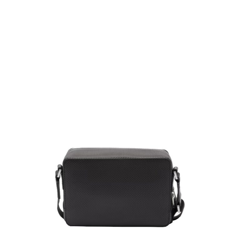 Petit sac reporter Chantaco en cuir - Lacoste