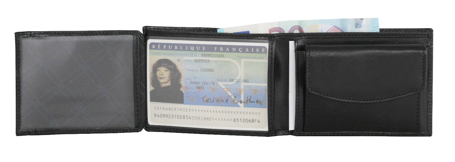 Portefeuille Italien Cadwell Noir