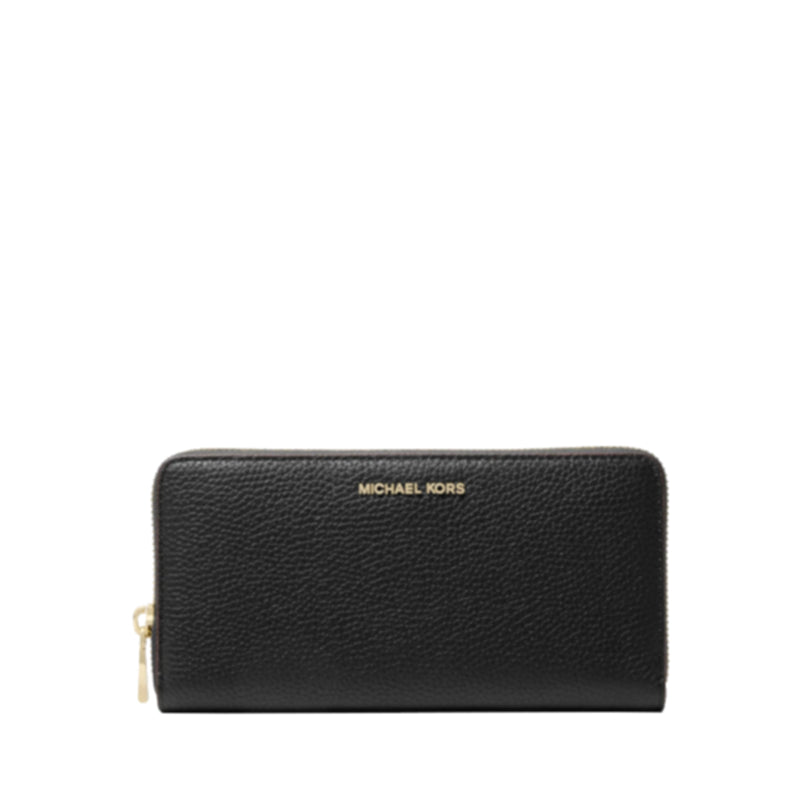 Portefeuille Jet Set grand format en cuir grainé Michael Kors