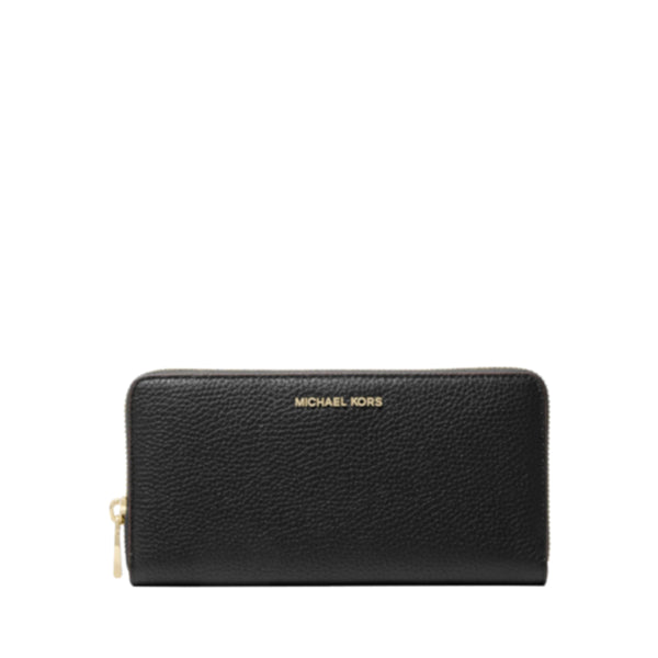 Portefeuille Jet Set grand format en cuir grainé Michael Kors