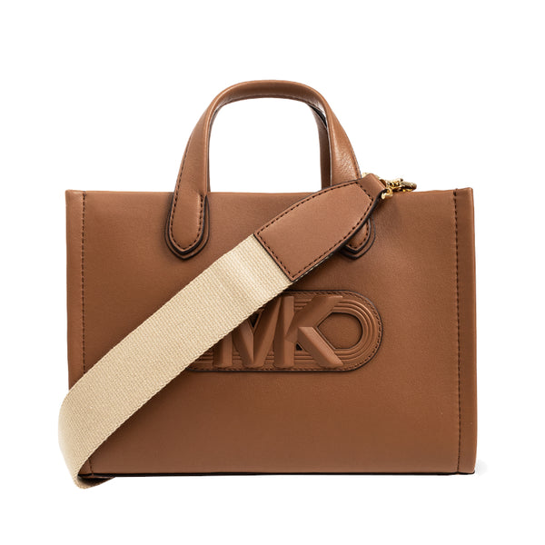 Sac messager Gigi Small Empire en cuir embossé du logo Empire