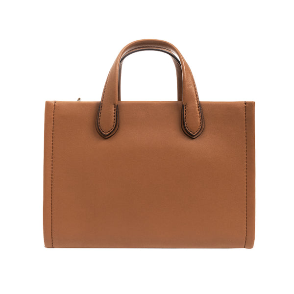 Sac messager Gigi Small Empire en cuir embossé du logo Empire