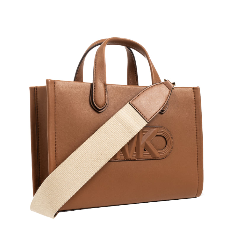 Sac messager Gigi Small Empire en cuir embossé du logo Empire