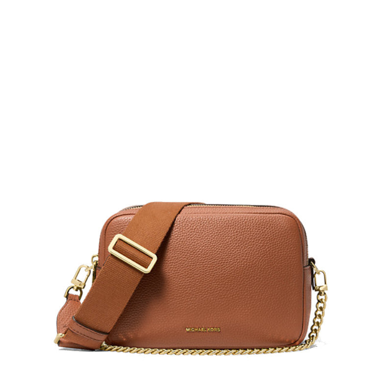 Sac bandoulière Bryant moyen en cuir grainé pour appareil photo Michael Kors