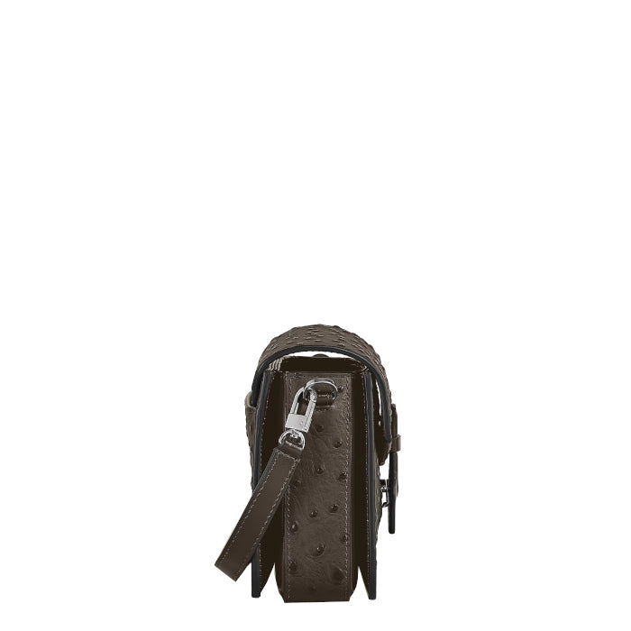 Sac à bandoulière Montblanc en cuir embossé Autruche