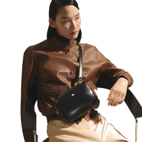 Sac à bandoulière mini modèle en cuir Montblanc Meisterstück