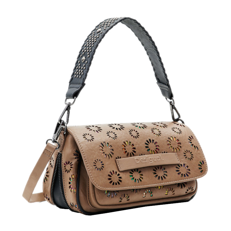 Sac à bandoulière moyen estampé Desigual