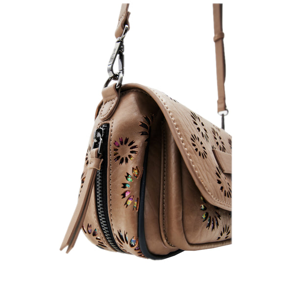 Sac à bandoulière moyen estampé Desigual