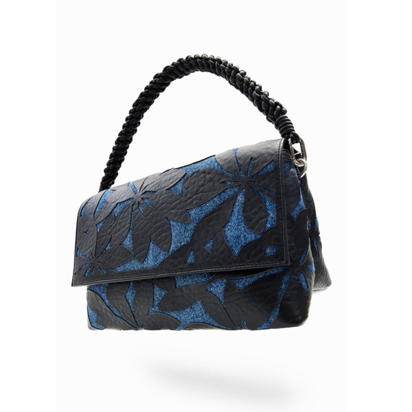 Sac à bandoulière moyen fleurs estampées Desigual