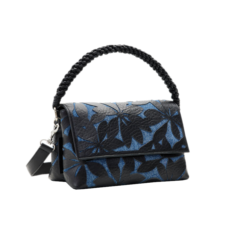 Sac à bandoulière moyen fleurs estampées Desigual
