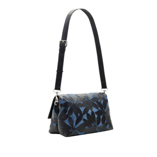 Sac à bandoulière moyen fleurs estampées Desigual
