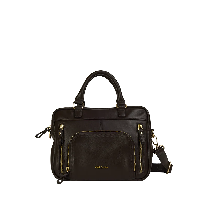 Sac à main en cuir grainé MINI MACY