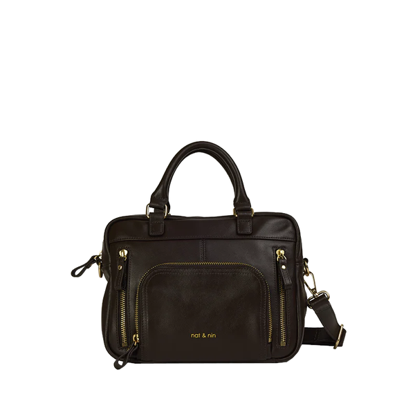 Sac à main en cuir grainé MINI MACY