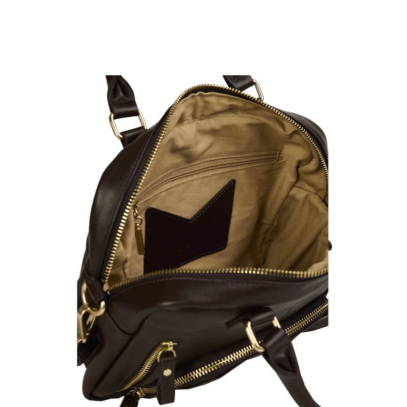 Sac à main en cuir grainé MINI MACY