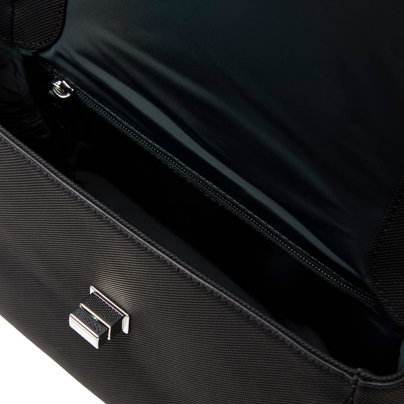 Sac bandoulière femme Lacoste avec fermeture à rabat