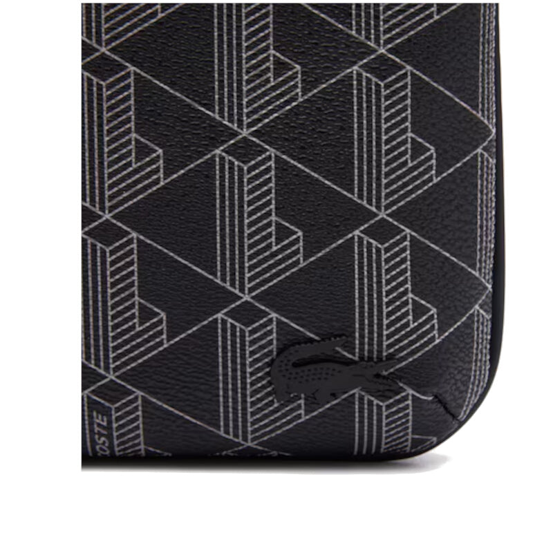 Sac bandoulière homme The Blend avec imprimé monogramme - Lacoste