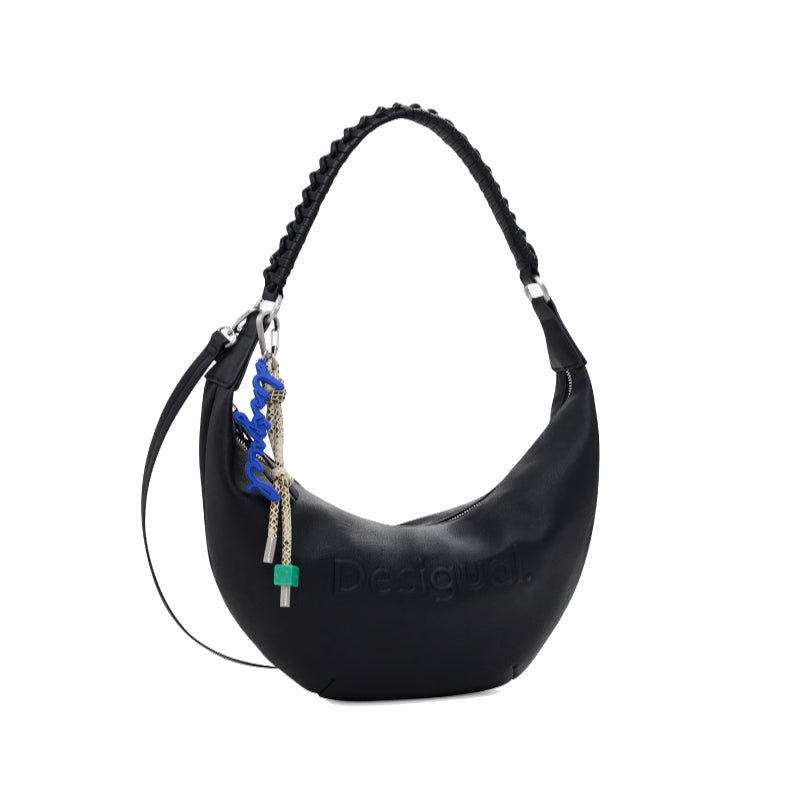 Sac bandoulière logo 3D métallisé moyen - Desigual