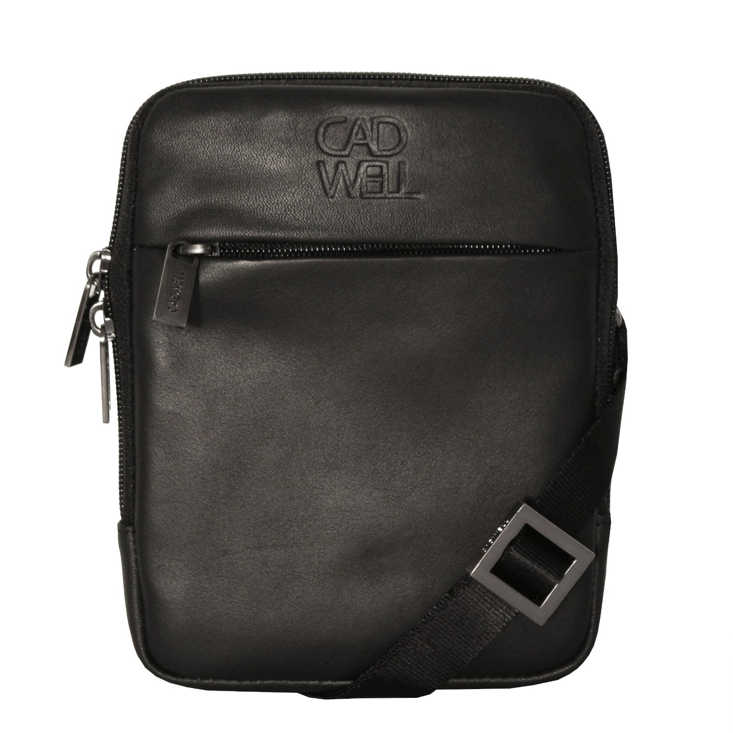 Sacoche Cadwell 100% Cuir - Noir