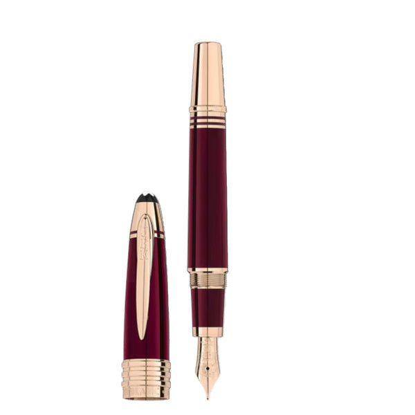Stylo plume Montblanc Great Characters John F. Kennedy Édition Spéciale Rouge Bordeaux