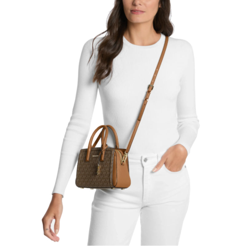 Très petit sac à bandoulière Laila à logo Signature Michael Kors