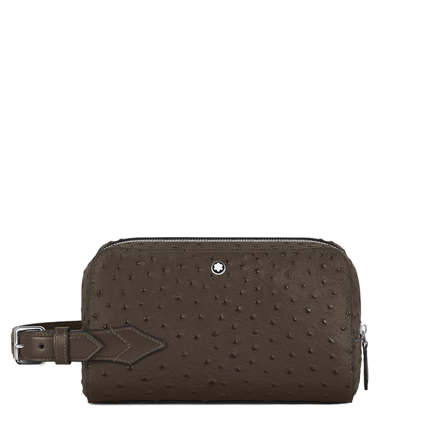 Trousse de toilette Montblanc en cuir embossé Autruche