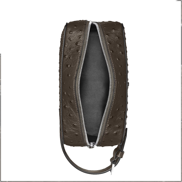 Trousse de toilette Montblanc en cuir embossé Autruche