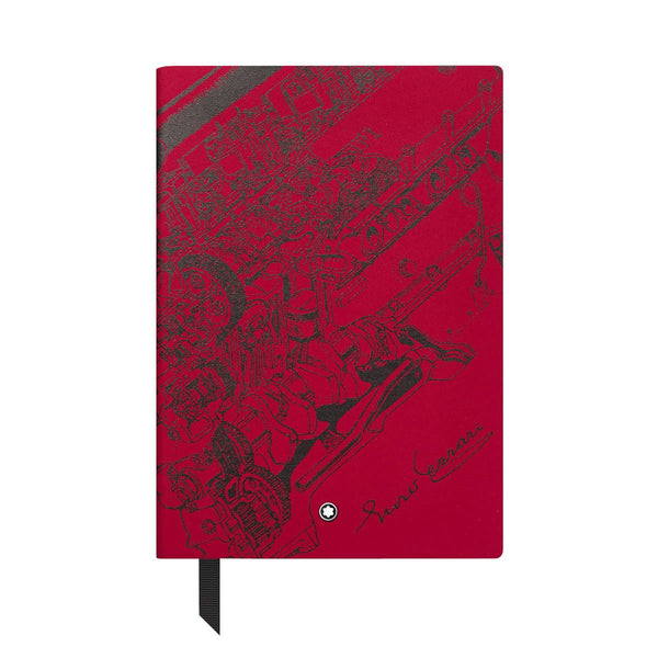 Carnet de noteMontblancCarnet Moyen Format, Great Characters Enzo Ferrari Rouge, Pages Lignées