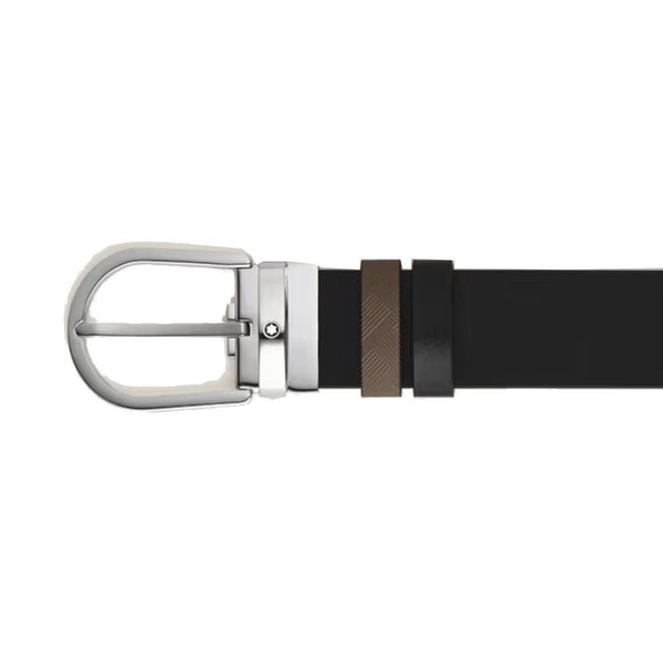 Ceinture hommeMontblancCeinture Réversible Montblanc Horseshoe 35 mm en Cuir Extreme