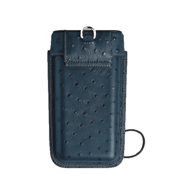 Étui pour styloMontblancÉtui Montblanc multifonction plume avec bandoulière en cuir embossé Autruche