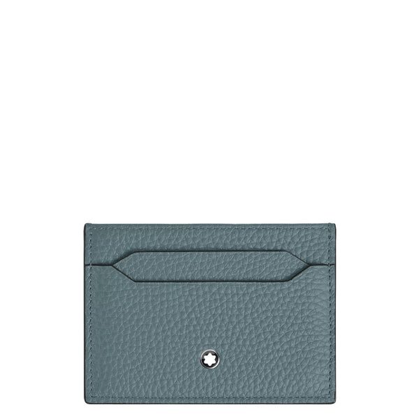 Porte-Cartes 5cc Montblanc Grainé Bleu