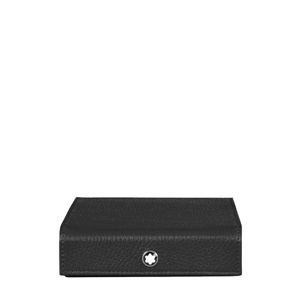 Coffret de Voyage pour 4 Instruments d’Écriture Montblanc Grainé Noir