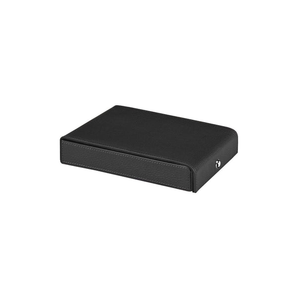 Coffret de Voyage pour 4 Instruments d’Écriture Montblanc Grainé Noir